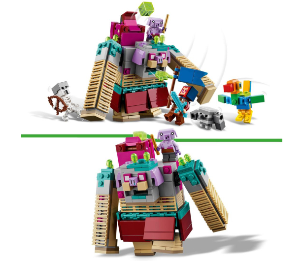 LEGO Minecraft Legends® 21257 Decydujące starcie z Dewastatorem - 1202689 - zdjęcie 4